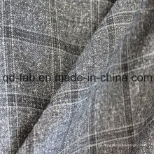 Polyester / Rayon / Spx Stück-gefärbtes Gewebe Donegal Windowpane (QDFAB-2771)